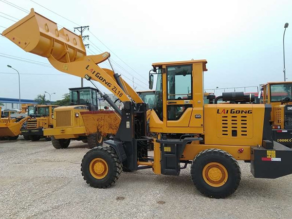 Xe máy xúc lật LaiGong ZL18 gầu 1m3