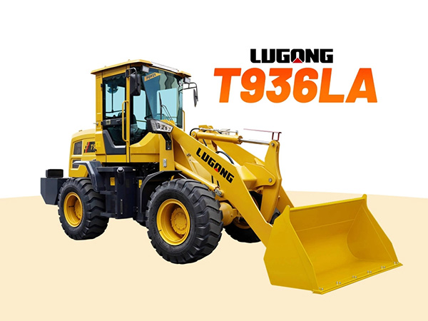 Xe máy xúc lật LuGong T936LA cần dài 4.5m gầu 2m3